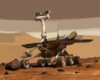 Mars Rover Explores The Red Planet Clip Art