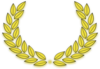 Olive Leaf Gold Clip Art