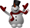 Happy Snowman Clip Art