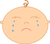 Sad Baby Clip Art