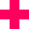 Pink Red Cross Clip Art
