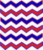 Zig Zag Red And Blue Clip Art