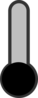 Black Thermometer Clip Art