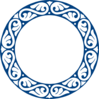 P Circle Blue Clip Art