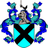 Blue And Teal Coat Of Arms Clip Art