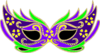 Purple Masquerade Mask - Fnc Clip Art
