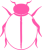 Pink Ladybug Clip Art