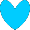 Blue Heart Clip Art