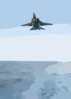 An F-14d Tomcat  Assigned To The Tomcatters Of Fighter Squadron Thirty One (vf-31) Prepares To Land On The Ship S Flight Deck. Clip Art