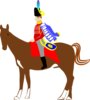 Soldier On Horse Clip Art