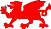 Welsh Dragon Red Clip Art