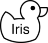 Irisduck Clip Art