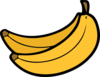 Yellow Bananas Clip Art