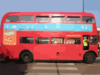 Route Routemaster Outside Golders Green Tube Station Side View Clip Art