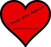 I Love You Aaron Clip Art