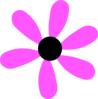 Magenta Flower Clip Art