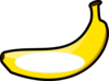 Banana Name Lable Clip Art