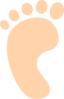 Newborn Screening Foot Clip Art