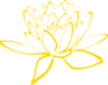 Yellow Lotus Clip Art