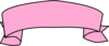 Pink Banner Ribbon Clip Art