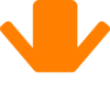 Orange Buddy Icon Clip Art