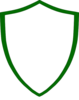 Green Crest Clip Art