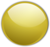 Gold Circle Button Clip Art