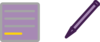 Purple Document Clip Art