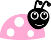 Pink Ladybug Clip Art