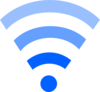 Blue Wifi Link Clip Art