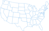 Turquoise U.s. Map Clip Art