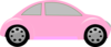 Light Pink Car Clip Art