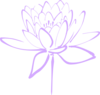 Purple Flower Haily Clip Art
