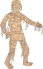 Unraveled Mummy Clip Art