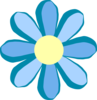 Blue Flower Clip Art