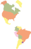 Map Of The Americas Clip Art