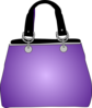 Purple Purse Handbag Clip Art