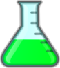 Green Flask Clip Art