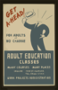 Get Ahead! Adult Education Classes : For Adults At No Charge. Clip Art