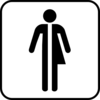 Unisex Bathroom Logo Clip Art