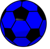 Blue Soccer Clip Art