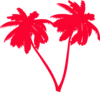 Vector Palm Trees Clip Art