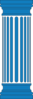 1 -dark Blue Column Clip Art