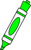 Green Color Marker Clip Art