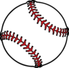 Baseball Thick Boarder Clip Art