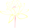 Yellow Coral Lotus Clip Art