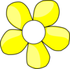 Yellow And White Daisy Clip Art