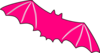 Pink Bat Clip Art