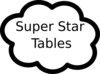 Super Star Table Clip Art