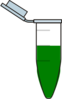 1ml Eppendorf Tube (dark Green) Clip Art
